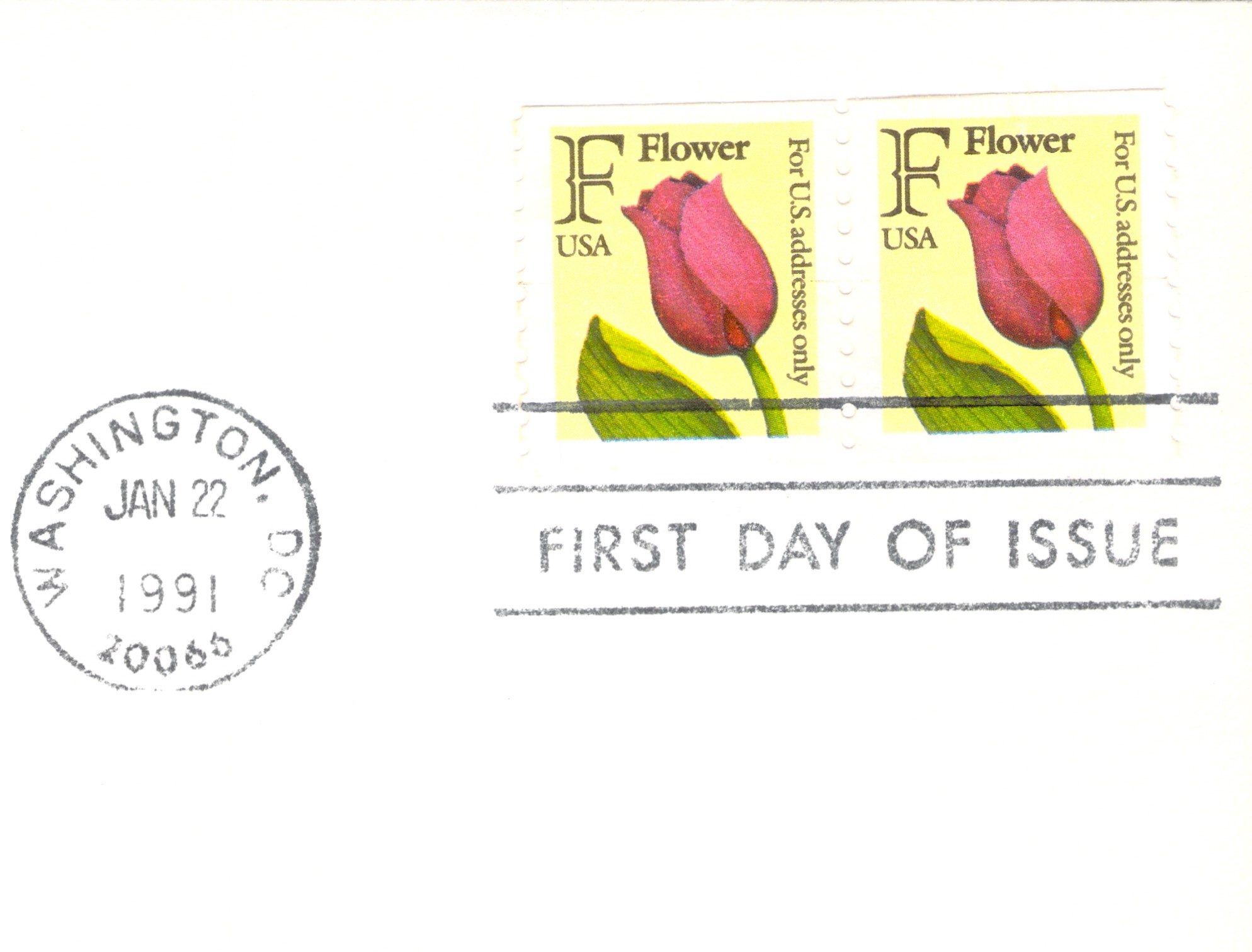 Artmaster tulip stamp FDC