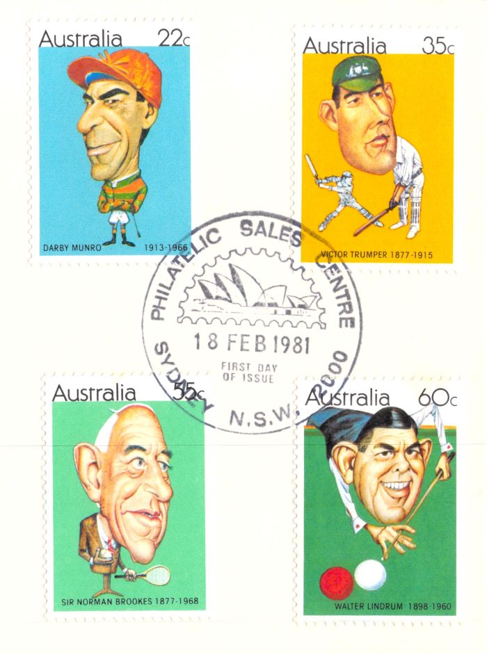 Australian sporting personalities 1981