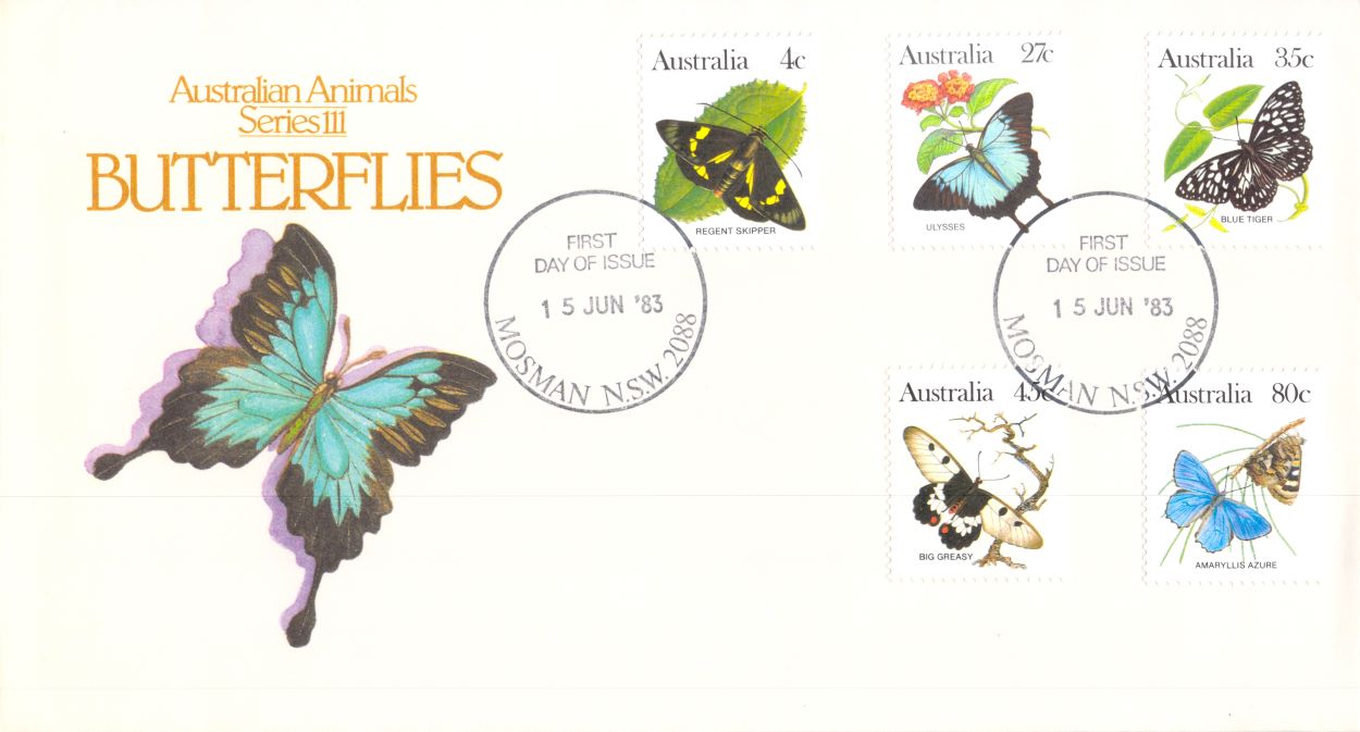 Australian Butterfly Series 1983