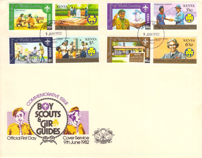 Kenya Anniversary 1982 FDC
