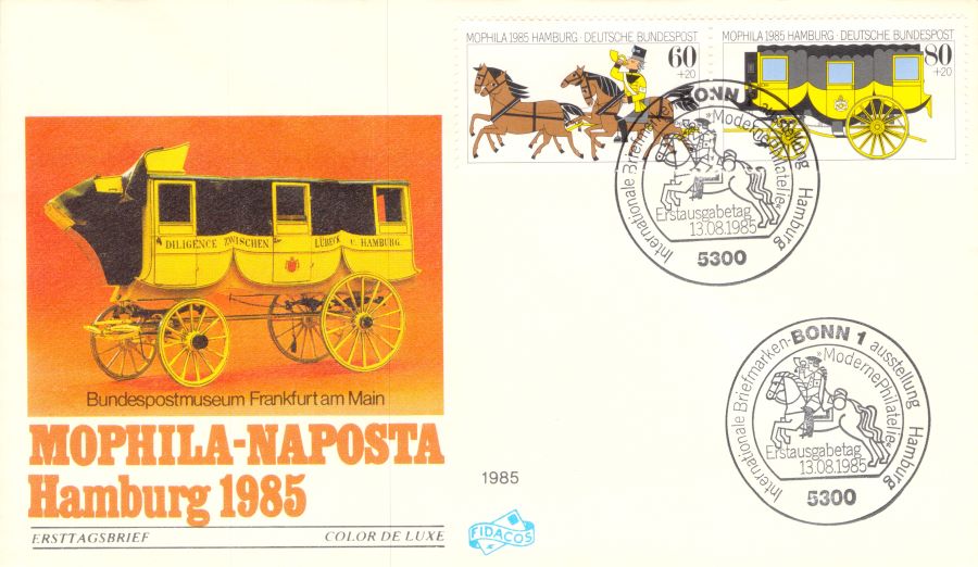 Mophila 1985 Hamburg German Federal Post FDC