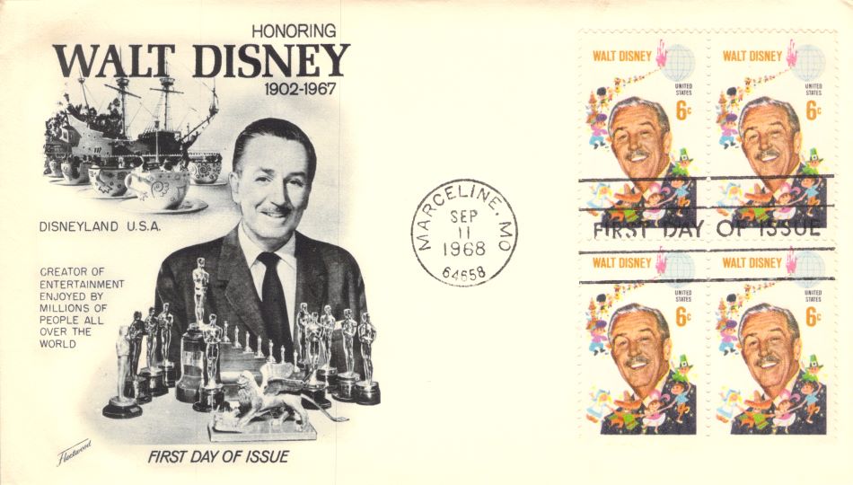 Walt Disney United States FDC 1968