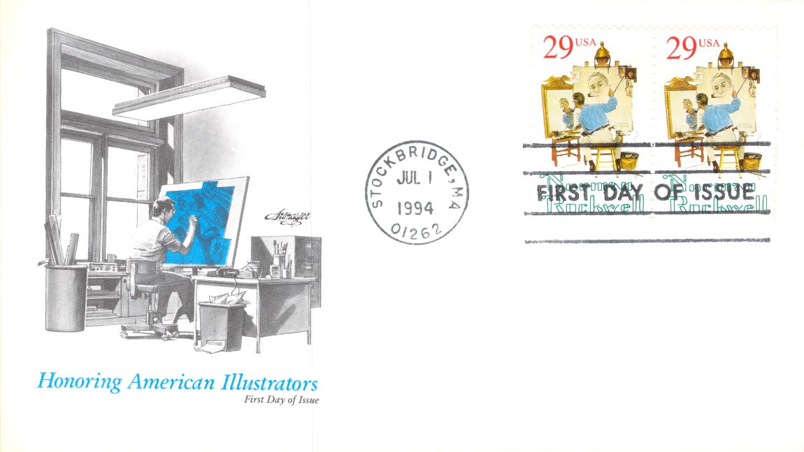 Honoring American Illustrators USA FDC