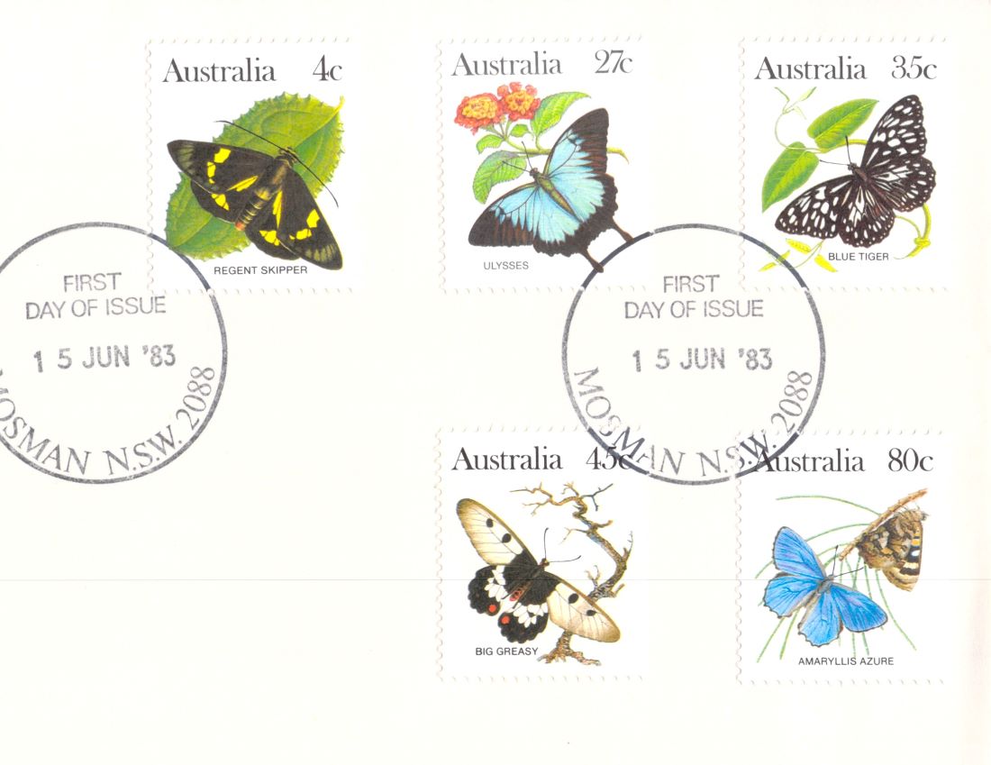 Australian Butterfly Series 1983