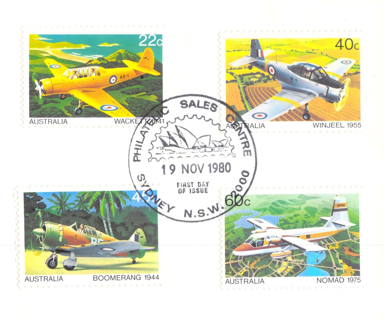 Australian Aircraft 1980 FDC