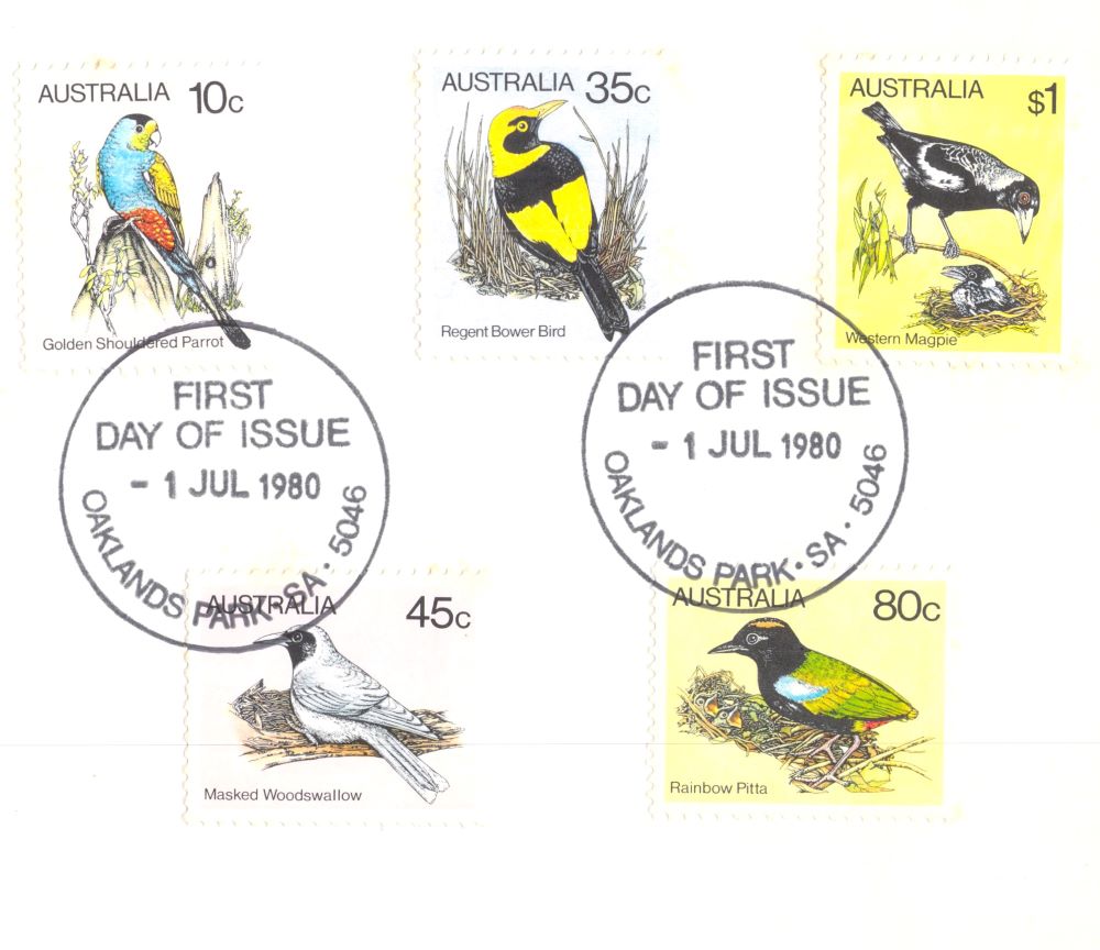 Australian birds 1980 FDC 