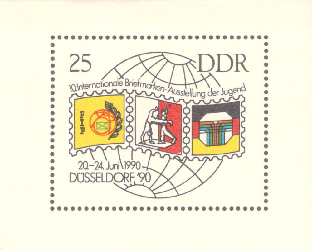 Germany Postcard International Youth Stamp Exhibition