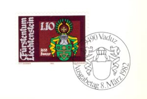1982 Principality of Liechtenstein Germany 1658 Banzer Series 4 Postcard