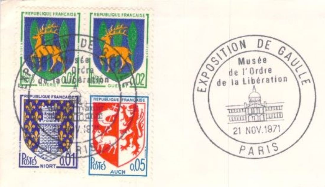Tribute To General De Gaulle FDC France1971