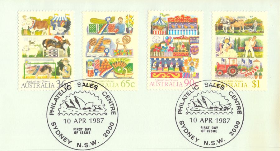 Agricultural Shows Australia FDC 1987
