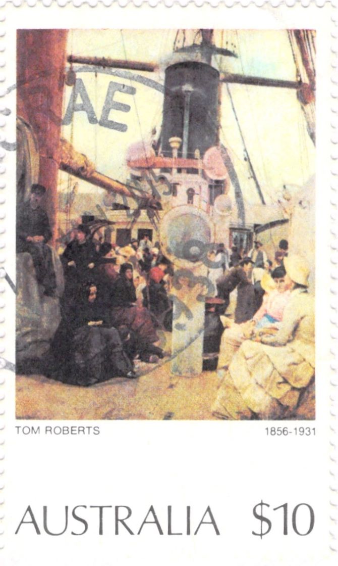 Tom Robers Coming South Stamp