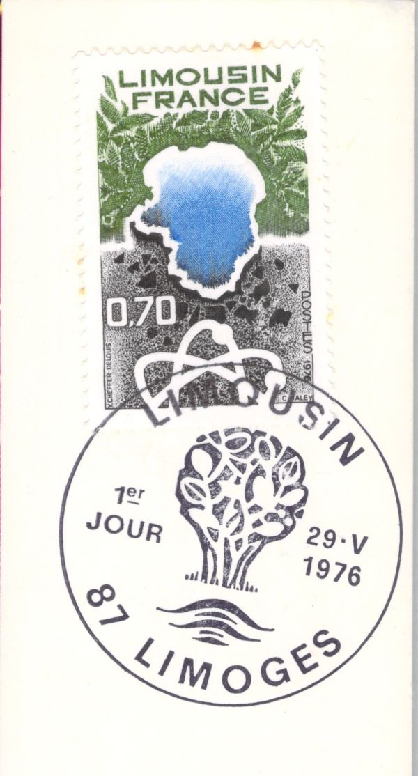 France Creuse Par Marc Vaugelade Famous Panting Stamps 1976