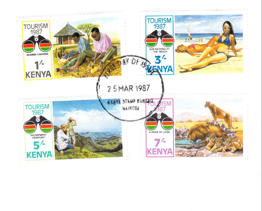 Kenya Tourism 1987 FDC