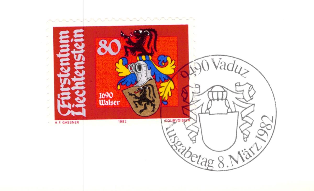 Principality Of Liechtenstein Germany 1982 Walser Series 2 Postcard