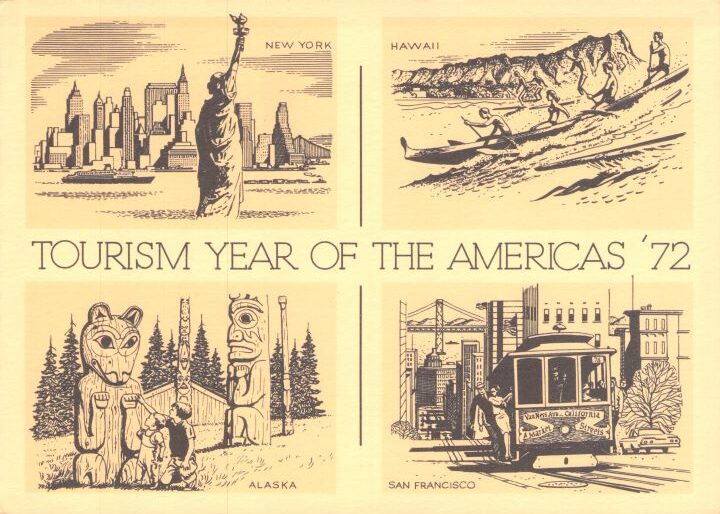 Tourism Year Of The Americas 72 Postcard Series 2
