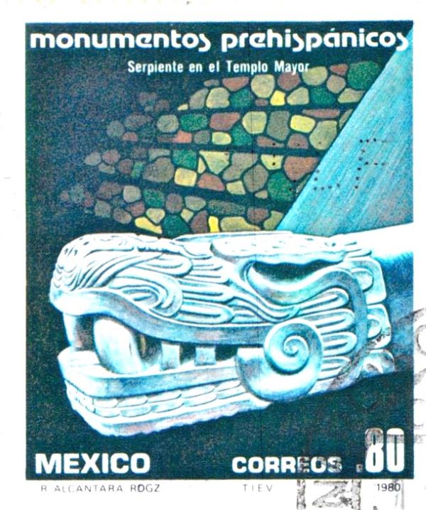 Mexico Prehispanic Monuments Stamp 1980