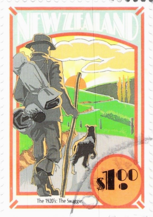 New Zealand Swaggie Stamp 1992
