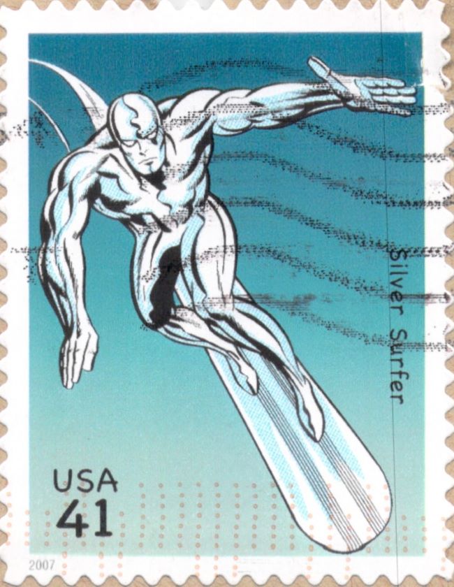 Silver Surfer USA Stamp 2007