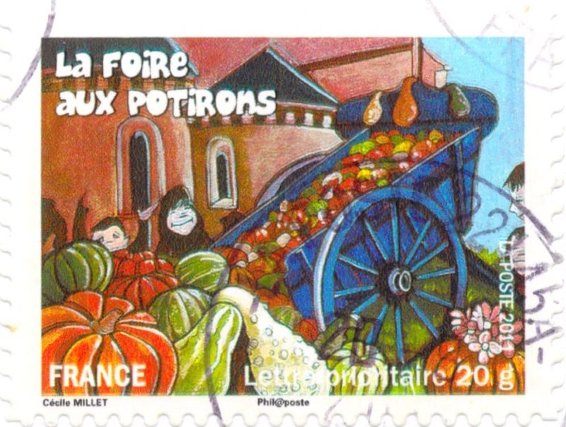 France The Pumpkin Fairies 2011 Stamp