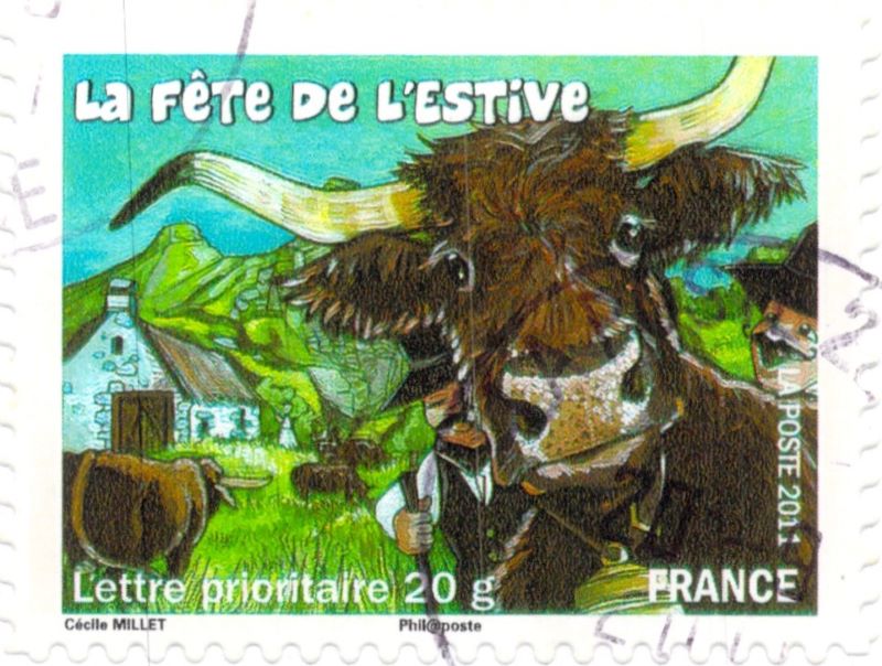 France The Summer Festival Stamp 2011