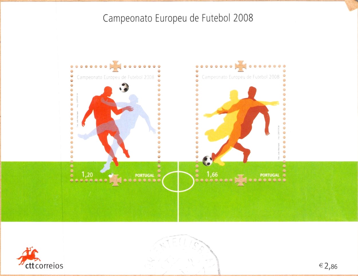 Portugal 2008 European Football Championship Stamp