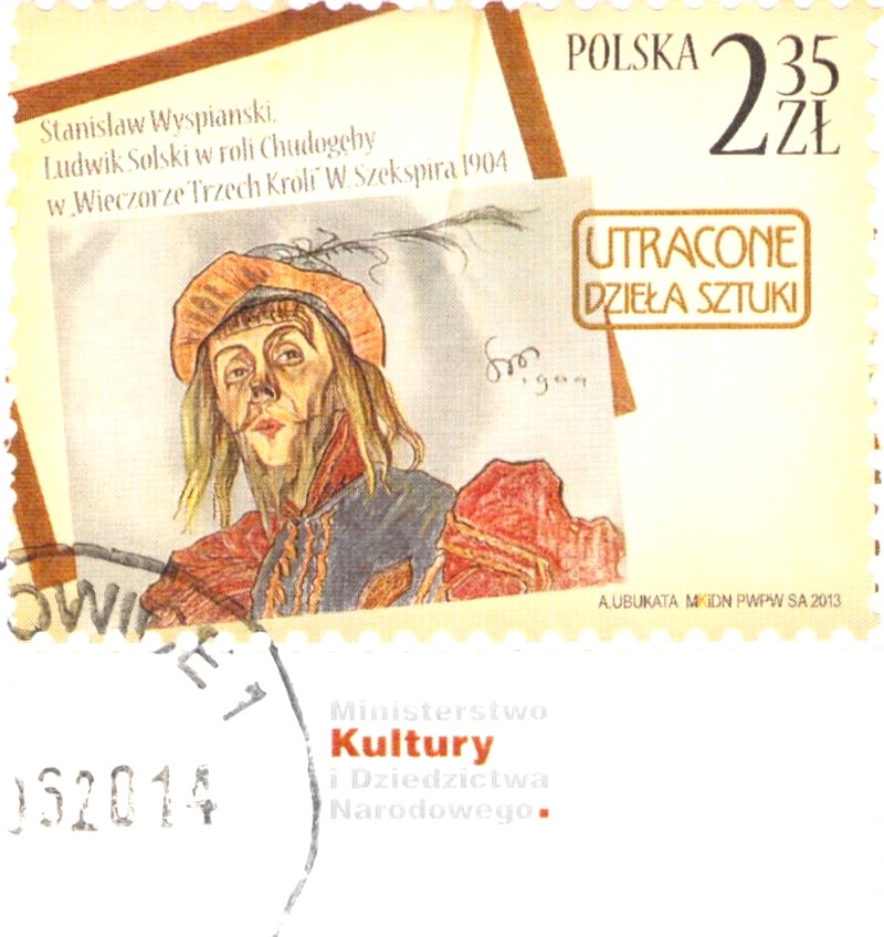 Poland Stanislaw Wyspianski Stamp 2013