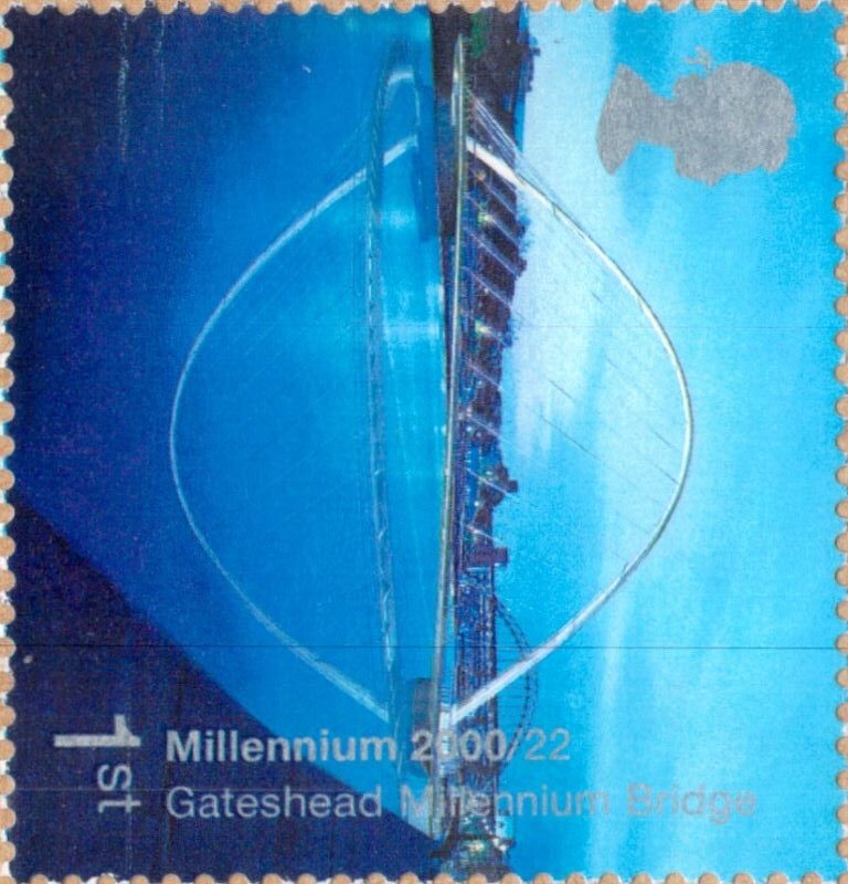 Millennium Gateshead Bridge UK Stamp 2000