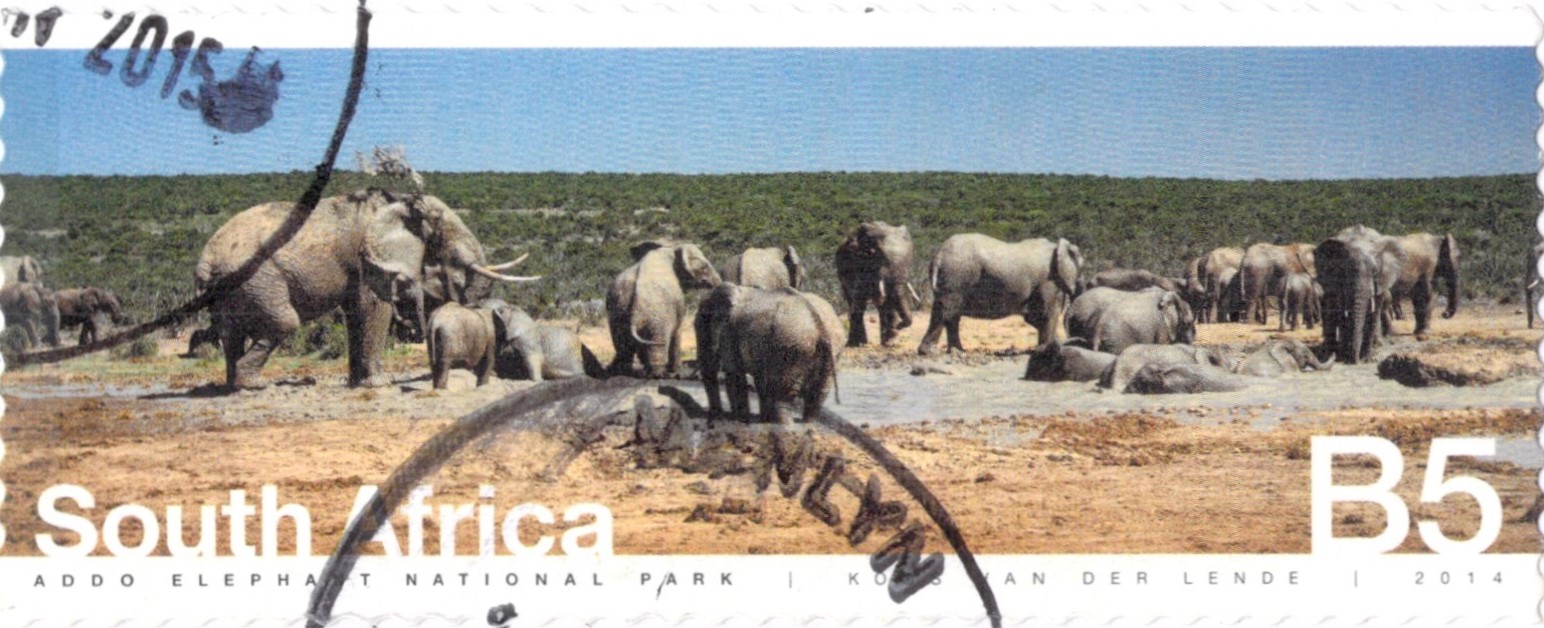 South Africa Addo Elephant National Park Stamp 2014