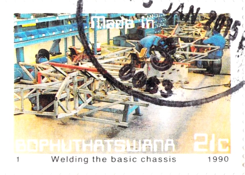 Made in South Africa Bophuthatswana Stamp