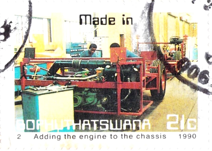 Made in South Africa Bophuthatswana Stamp