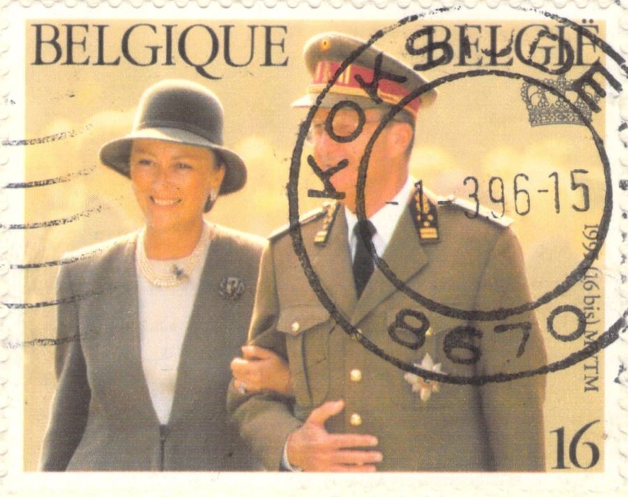 Belgium 1995 King Albert II and Queen Paola Postage Stamp