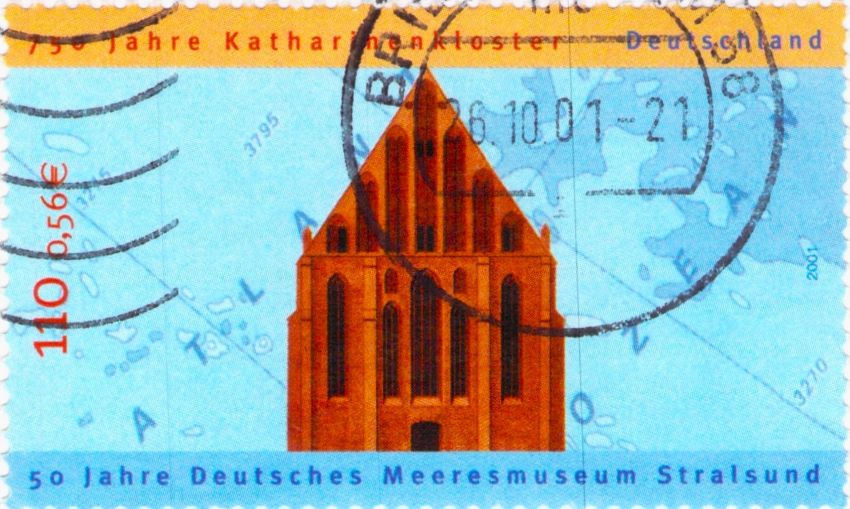 Years of Germany Stralsund Marine Museum Stamp 2001