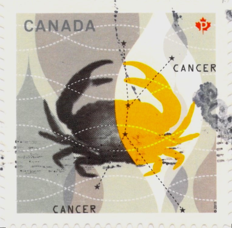 Canada Zodiac Signs Crab Stamp