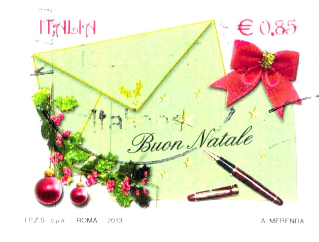 Italy Buon Natale Stamp 2013