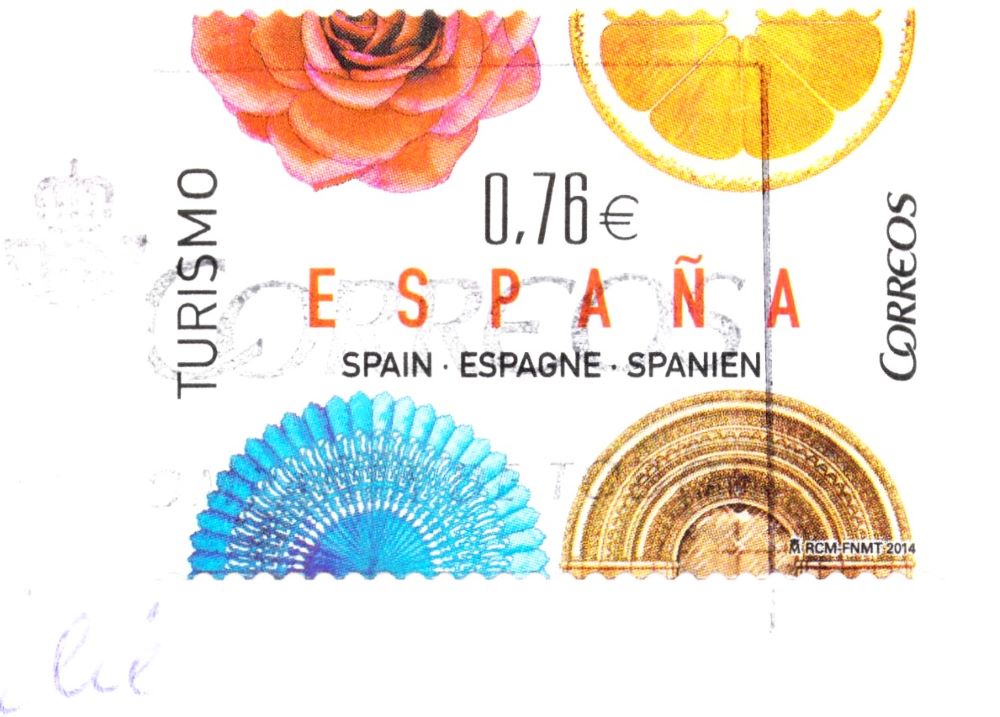 Spain Turismo 2014 Stamp