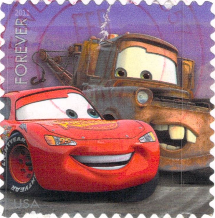 Disney Cars Forever USA Stamp 2011
