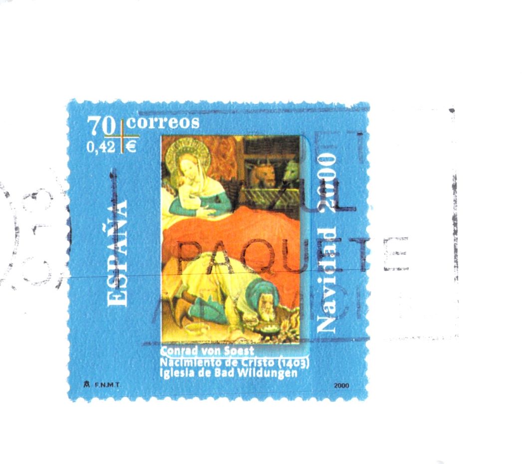 Spain Conrad Of Soest Birth Of Christ 1403 Stamp