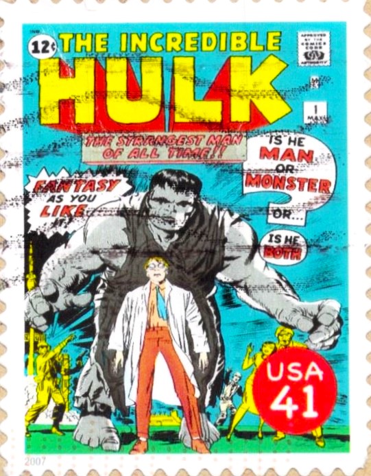 USA The Incredible Hulk Stamp