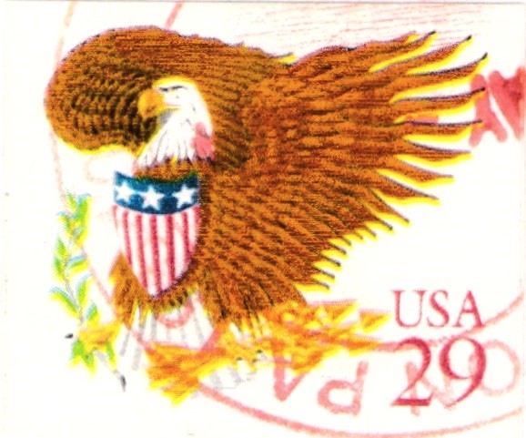 USA Eagle and Shield Stamp