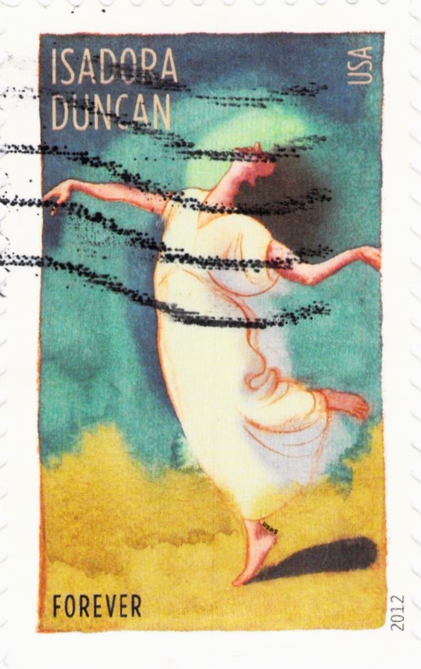 USA Isadora Duncan Forever Stamp
