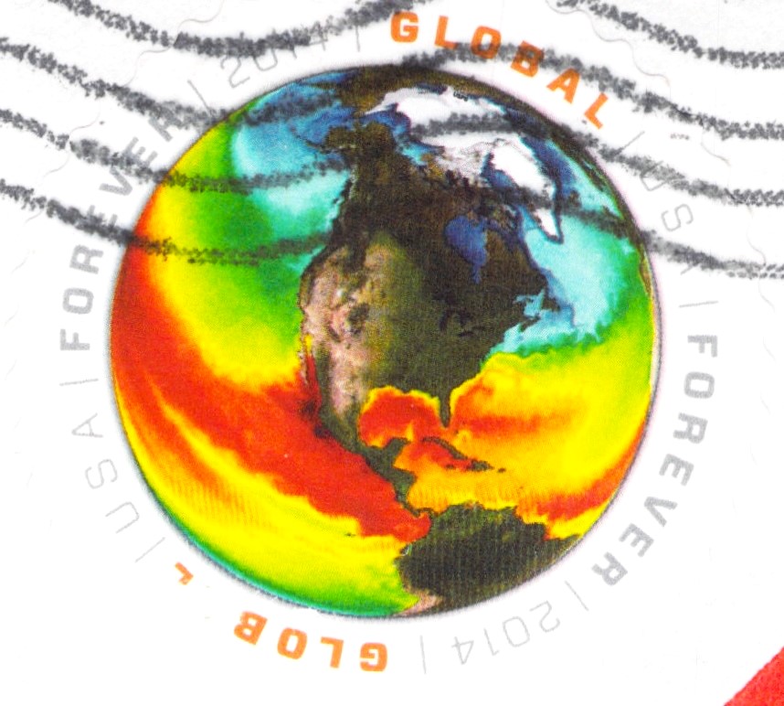 USA Sea Surface Temperatures Forever Stamp
