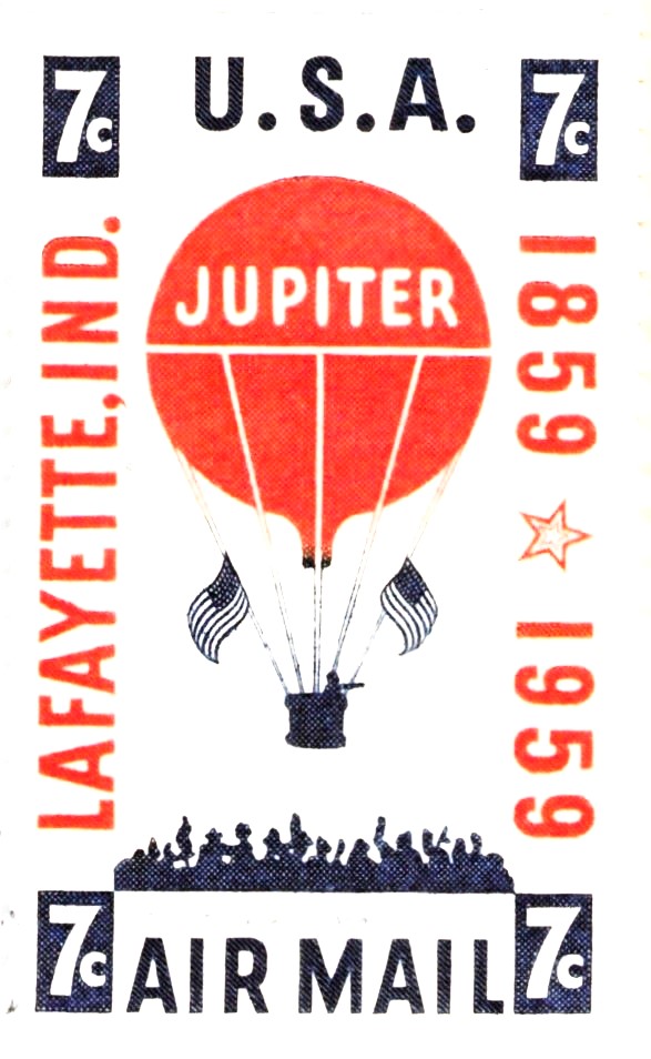 USA Lafayette Ind Jupiter Stamp
