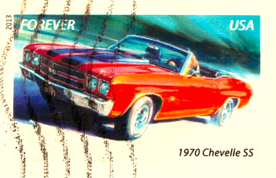USA 1970 Chevelle SS Forever Stamp