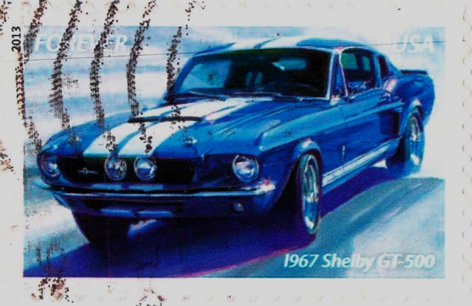 USA 1967 Shelby GT-500 Forever Stamp - Stamps Art Museum