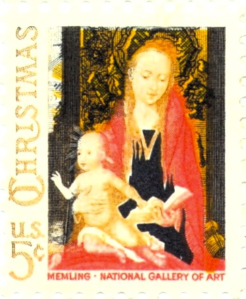 USA Christmas Memling National Gallery Of Art Stamp