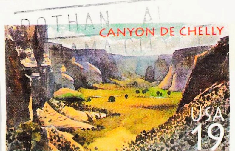 Issue: Canyon De Chelly USA Stamp Type: Stamp Number of Stamps: 1 Stamps Denomination: 19c Issue Date: 1994 Issued By: United States Postal Service (USPS)