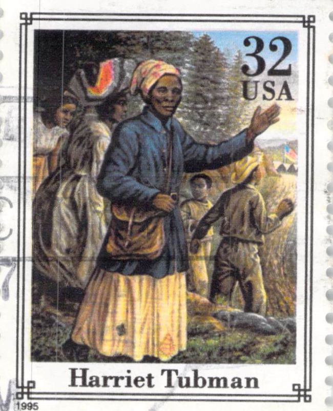 Issue: Harriet Tubman USA stamp Type: Stamp Number of Stamps: 1 Stamps Denomination: 32c Issue Date: 1995 Issued By: United States Postal Service (USPS)