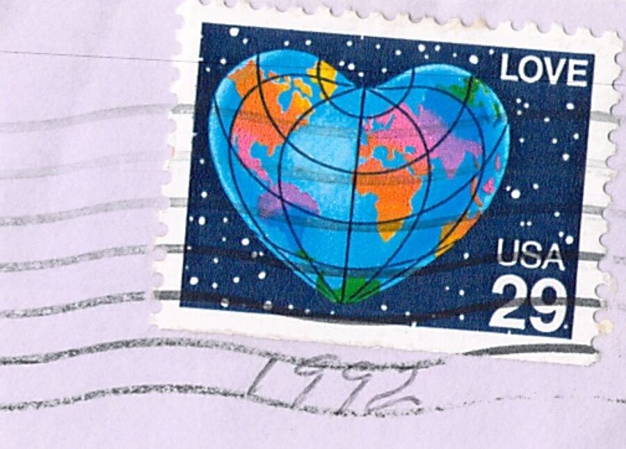 Issue: USA Heart Shaped Love Stamp Series Type: Stamp Number of Stamps: Stamps Denomination: 29c Issue Date: 1992 Issued By: United States Postal Service (USPS)