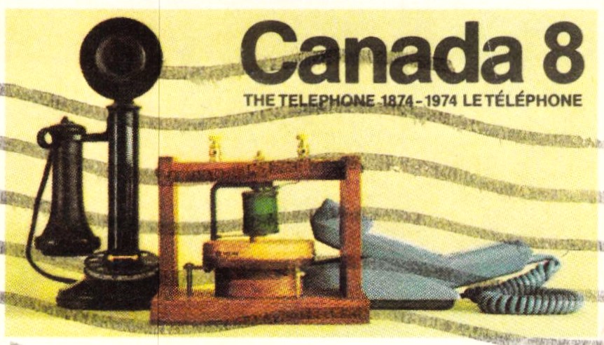 Issue:  Canada 1874-1974 The Telephone Stamp Stamp Type:  Stamp Number of Stamps: 1 Denominations: Issue Date:  1974 Issued By:  Canada post,