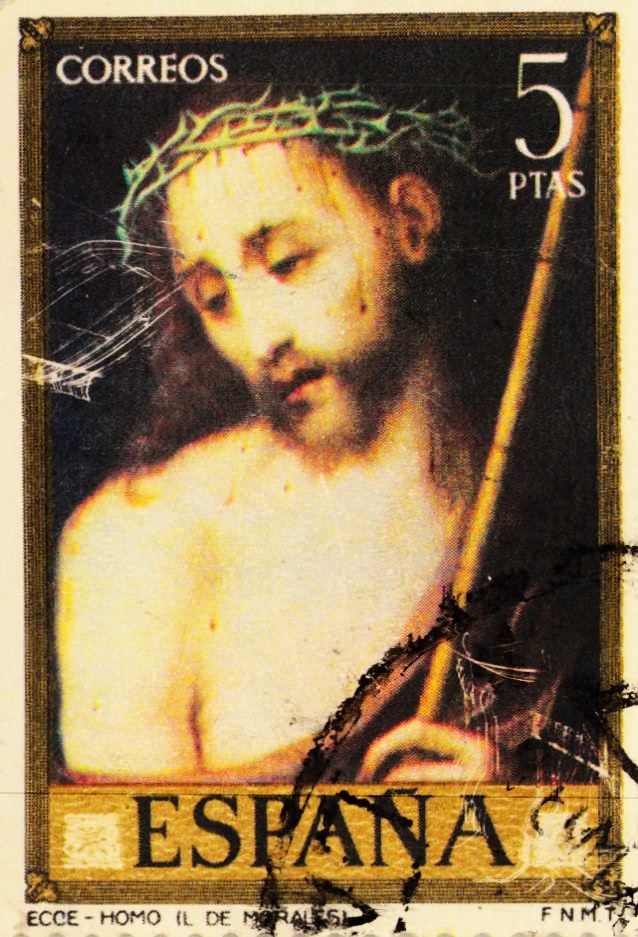 Issue: Spain ECCE HOMO 1970 Stamp Type: Stamp Number of Stamps:  1 Stamps Denomination:  5 PTAS Issue Date:  1970 Issued By:  Spain POST